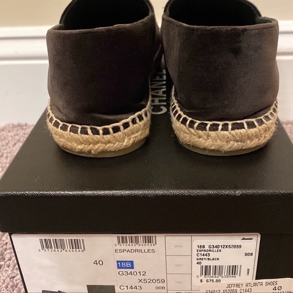 CHANEL Velvet Espadrilles / Flats - Picture 7 of 7